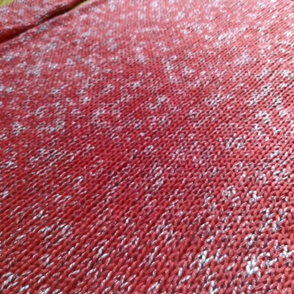 Abercrombie & Fitch Coral Open Knit Crochet Beachy Boho Knit Sweater - Picture 3 of 6